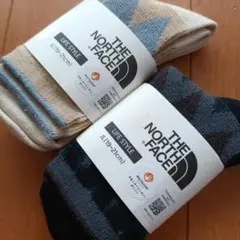THE NORTH FACE キッズ靴下 (19~21cm)ノースフェイス2足
