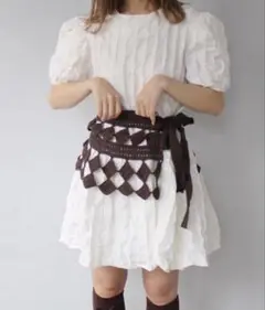 SANSeLF ニットラップスカート