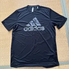 adidas 黒 Tシャツ Oサイズ(XLサイズ)