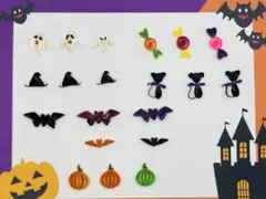 クイリングで作ったハロウィンモチーフ