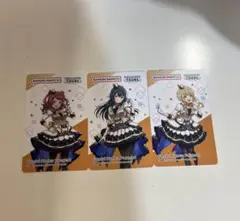 【送料込】学園アイドルマスター バナパス セット 花海咲季　月村手毬 藤田ことね