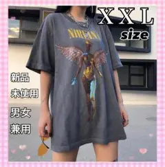 Tシャツ ◆ Nirvana ニルヴァーナ ◆ プリントバンド ロック系 グレー