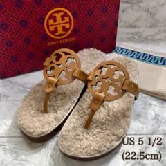 もこもこサンダル★トリーバーチ ミラークラウド シアリング 22.5cm 新品