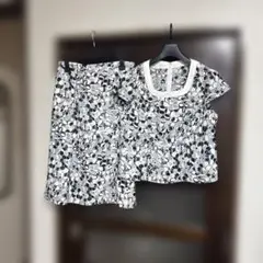 花柄　上下　15