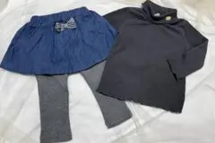 女の子の秋服セット80セン
