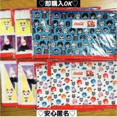 【新品❤️未使用】イオンコカコーラ✖︎ダンダダンオリジナルフラットポーチ⭐️8個セット