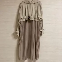 Ameri トレンチ アメリ トレンチコート プリーツ ロングコート