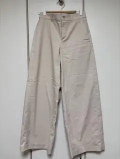 UNIQLO ピンクベージュワイドパンツ Sサイズ