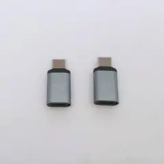 USB Type C 変換アダプタ iPhone充電をタイプCへ 2個セット