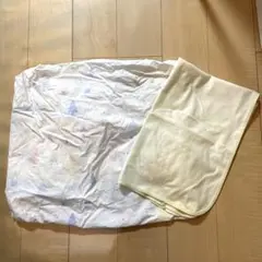 ベビー用品　ベビー布団敷きカバー　防水マット付き　セット売り