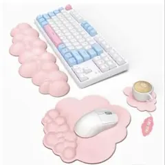 雲　リストレスト マウスパッド キーボード用リストレスト 3点セット