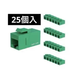 Iwillink RJ45 Cat6 キーストーンカプラー メスからメス 緑