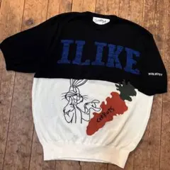 イタリア製 90s CASTELBAJAC ルーニーテューンズ 半袖ニット