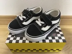 新品　VANS V36BABY ブラック/ホワイト 13.0cm