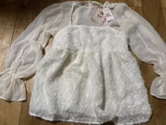 【新品未使用】しまむら MARI.EmmY ビスチェ シアーブラウス M