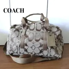 ★鑑定済★COACH コーチ 大容量 ボストンバッグ 2way F77296