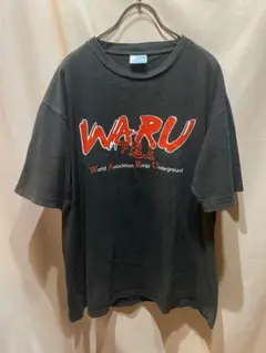 WARU プリントTシャツ 地下格闘技団体「WARU」オリジナルTシャツ