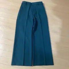 【ほぼ未使用品】VIS グリーン ワイドパンツ Sサイズ