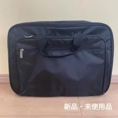 【新品・未使用品】ビジネスバッグ 黒 ナイロン 仕切り付き