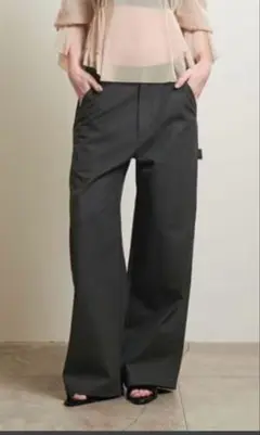 最終値下げ　ATTISESSION コットン ツイル カービーペインターパンツ