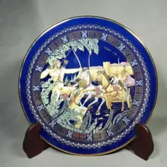 ギリシャ製 絵皿 24Kゴールド 飾り皿