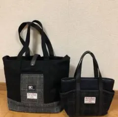Harris Tweed トートバッグ　セット