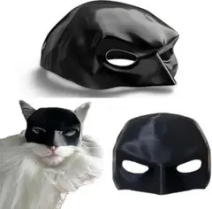 バットキャットマスク XS：9 cm(頭周り25 cm前後) 猫用マスク
