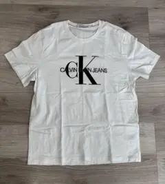 CALVIN KLEIN JEANS ホワイト Tシャツ XL