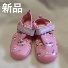 HOBIBEAR★ユニコーン柄×ピンク　マリンサンダル