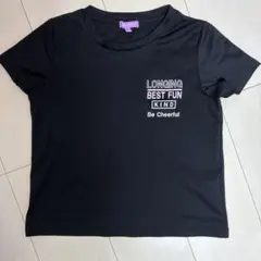 しまむら　トップス Tシャツ 黒 140cm