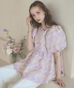メラキ　パフスリーブチュニック新品