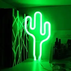 サボテン ネオンサイン ネオンライト LED 照明 ライト 寝室 装飾 USB
