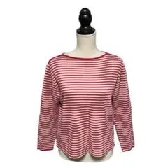 a1782【UNIQLO ユニクロ】ボーダー カジュアル ボートネック トップス