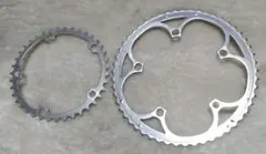 ヴィンテージ カンパ チェーンリングセット PCD135 53/39T 薄歯