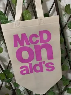 Sale マクドナルド　エコバッグ　新品　ベージュ　ピンク　海外限定