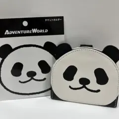 アドベンチャーワールド　パスケース　定期入れ　パンダ　新品未使用