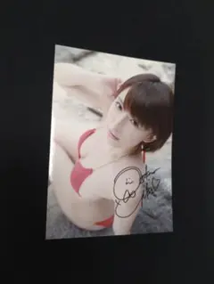 浅倉結希　直筆サイン写真
