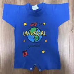 レア　希少　UNIVERSAL STUDIOS ORLANDO ロンパース 青