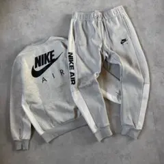 NIKE AIR トレーナー2XLスウェット ジョガーパンツ グレー ホワイト