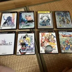PS2 ゲーム6本セット　FF10-2 テイルズ　ドラクエ8 キングダムハーツ