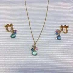 ⭐︎⭐︎⭐︎天然石 ネックレス・イヤリング セット 未使用品