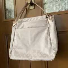 ラシットトートバッグ(ピンクベージュ)