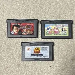 ゲームボーイアドバンス用ソフト3本セット