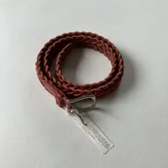 ホワイトハウスコックス　レッドレザーベルト 新品未使用