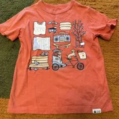 美品　GAP Tシャツ 110 オレンジ