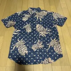 PAIKAJI パイナップル柄 半袖シャツ S