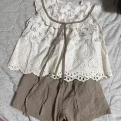 aiai mydaughter 2025ss ブラウス パンツ セットアップ L
