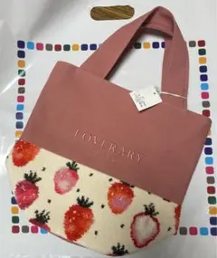 新品未使用☆フェイラー☆ストロベリードット☆バッグ☆ピンク☆いちご