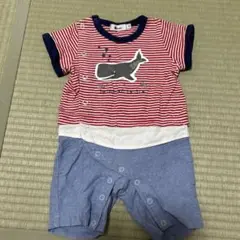70 e.baby くじらロンパース