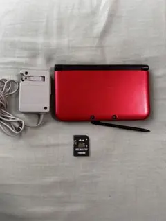 ニンテンドー3DS LL 赤 本体 充電器付き 動作確認済み